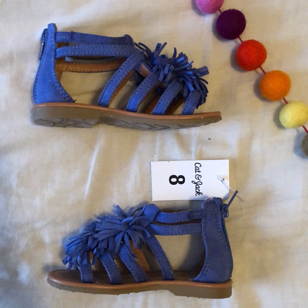 NWT Cat & Jack Summer Sandals - 8T